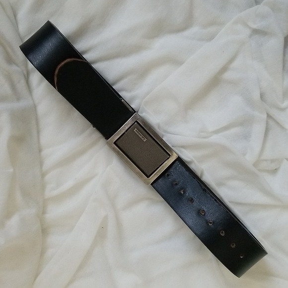 Calvin Klein Vintage Men's Belt / Black, metallic - Picture 8 of 16